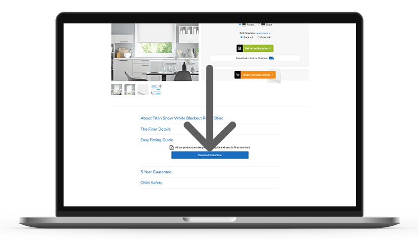 download fitting instruction from the buy page
