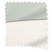 Bijou Linen Alabaster & Duck Egg Roman Blind sample image