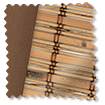 Loreto Walnut & Demerara Roman Blind sample image