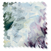 Twist2Fit Fiore Velvet Soft Blue Magenta Roller Blind sample image